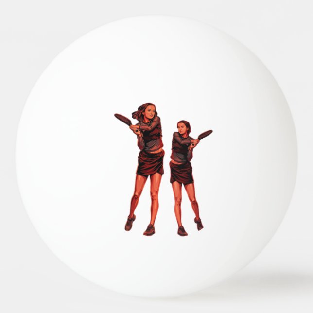 Bolinha De Ping Pong Iga Swiatek (Frente)