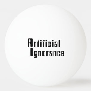 Bolinha De Ping Pong Ignorância artificial