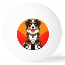 Ilustração Alegre de Cachorro em Desenho Animado