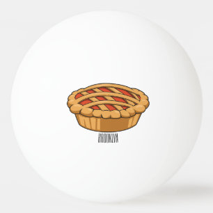 Bolinha De Ping Pong Ilustração de desenho animado