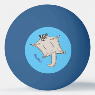 Bolinha De Ping Pong Ilustração de desenho animado fofo de esquilo-do-z