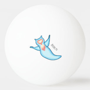 Bolinha De Ping Pong Ilustração de desenho de anjo marinho