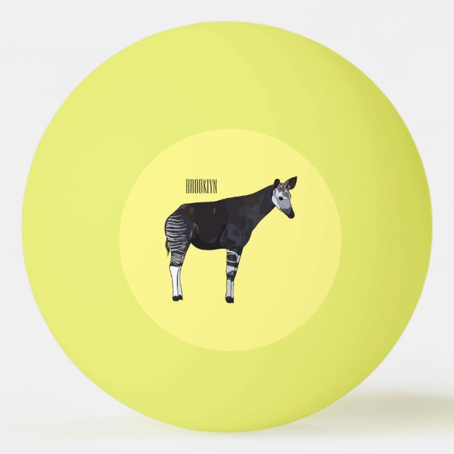 Bolinha De Ping Pong Ilustração de desenho em Okapi (Frente)