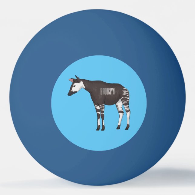 Bolinha De Ping Pong Ilustração de desenho em Okapi (Frente)