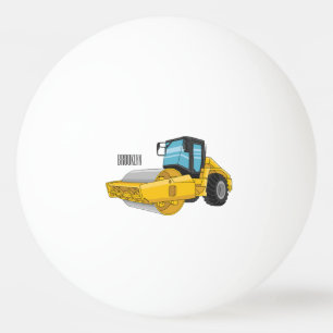 Bolinha De Ping Pong Ilustração de desenho em rolo de estrada