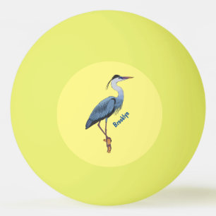 Bolinha De Ping Pong ilustração do desenho animado azul-excelente