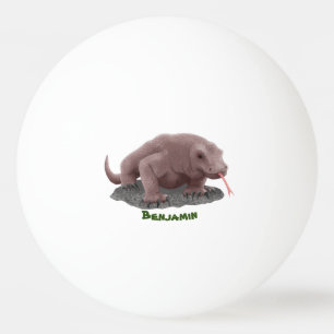Bolinha De Ping Pong Ilustração do dragão Komodo