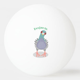 Bolinha De Ping Pong Imagem curiosa e engraçada de desenho animado do