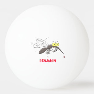 Bolinha De Ping Pong Imagem de desenho animado de insetos mosquitos eng