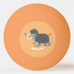 Bolinha De Ping Pong Imagem de desenho animado de mamute boazona
