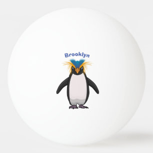 Bolinha De Ping Pong Imagem do desenho animado de pinguim macarrão-bra
