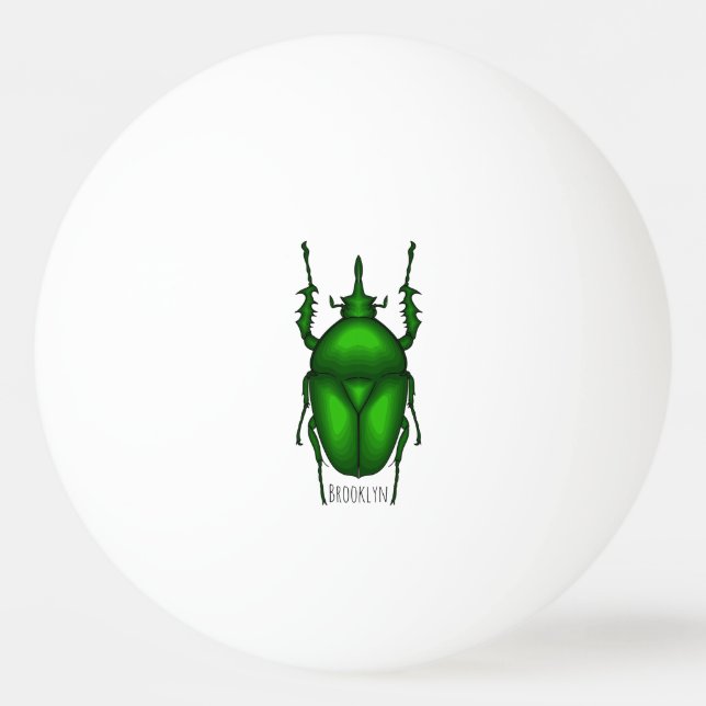 Bolinha De Ping Pong Imagem do inseto Mecynorhina torquata (Frente)