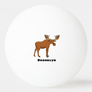 Bolinha De Ping Pong Imagem engraçada de desenho animado
