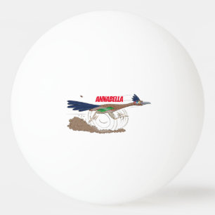 Bolinha De Ping Pong Imagem engraçada de desenho animado de pássaros