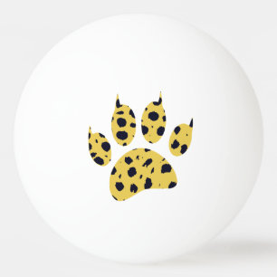 Bolinha De Ping Pong Impressão de Chita Paw