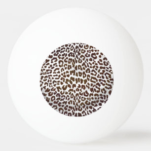Bolinha De Ping Pong Impressão de Chocolate Leopardo