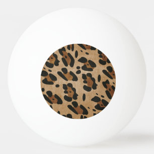 BOLINHA DE PING PONG IMPRESSÃO DO LEOPARDO