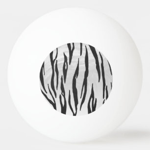 Bolinha De Ping Pong Impressão preto e branco do tigre