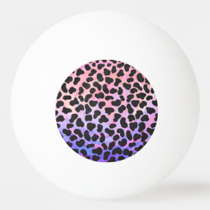 Bolinha De Ping Pong Impressão preto e cor-de-rosa Dalmatian