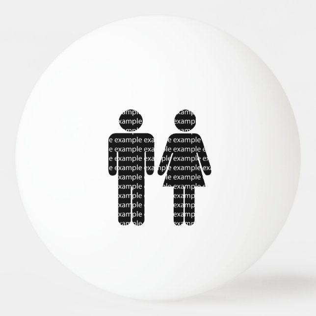 Bolinha De Ping Pong imprimem (Frente)
