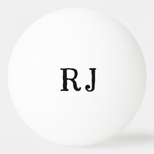 Bolinha De Ping Pong Iniciais personalizados TÊNIS BALLS