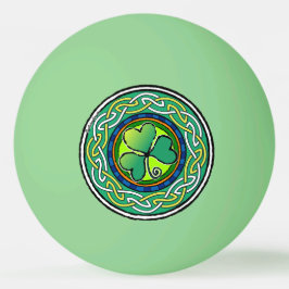 Bolinha De Ping Pong Irish shamrock