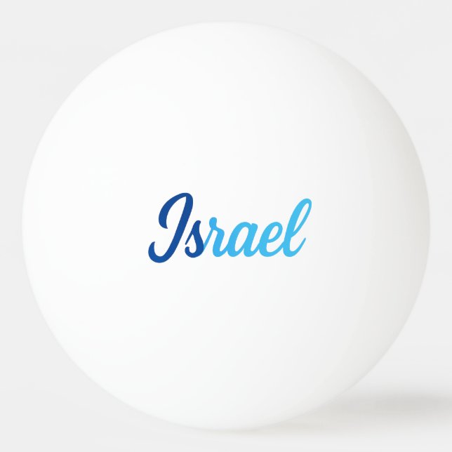 Bolinha De Ping Pong Israel (Frente)