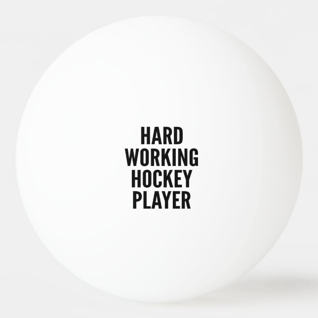 Bolinha De Ping Pong Jogador de Hóquei em duro (Frente)
