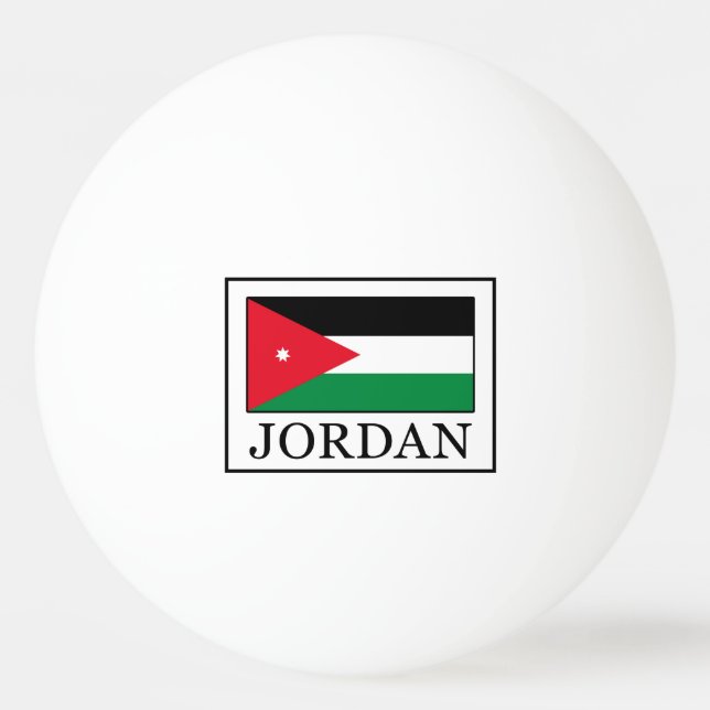 Bolinha De Ping Pong Jordânia (Frente)