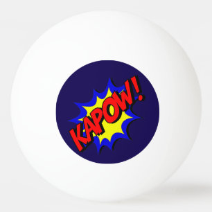 Bolinha De Ping Pong Kapow da revista em quadrinhos! Exclamação
