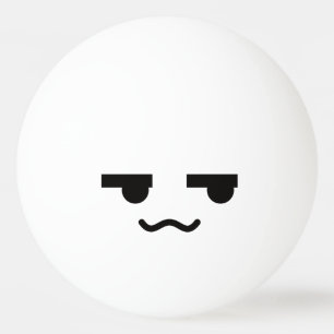 Bolinha De Ping Pong Kawaii Cute Engraçado. Emoji. Emoticon.