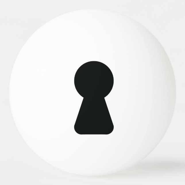BOLINHA DE PING PONG KEYHOLE (Frente)