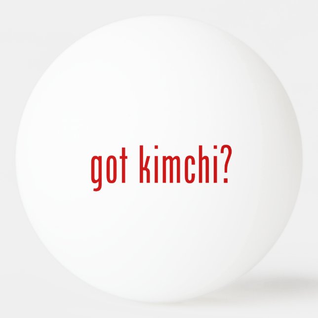 Bolinha De Ping Pong kimchi obtido? (Verso)