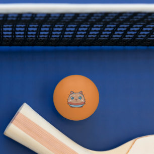 Bolinha De Ping Pong Kitty Cat