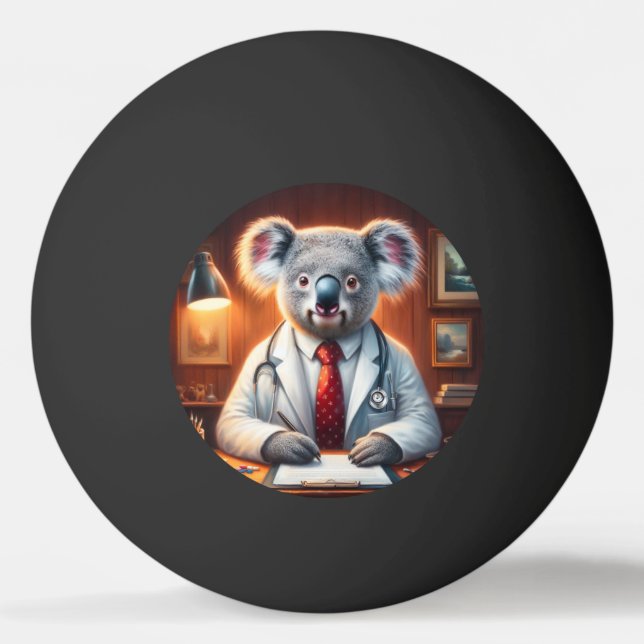 Bolinha De Ping Pong Koala Doctor (Frente)