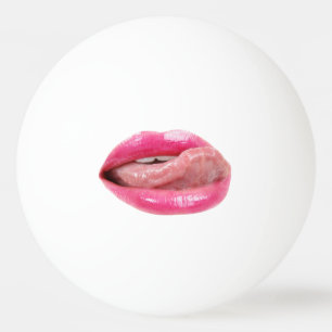 Bolinha De Ping Pong Lábios femininas