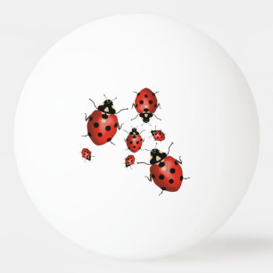 Bolinha De Ping Pong Ladybug