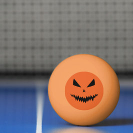 Bolinha De Ping Pong Legal e assustador Jack O'Lanterna, cor de laranja