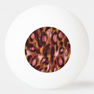 Bolinha De Ping Pong Leopard Spots African Animal Standard