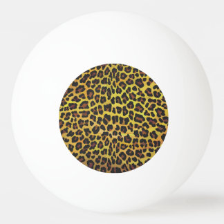 Bolinha De Ping Pong Leopardo Brown e impressão amarelo
