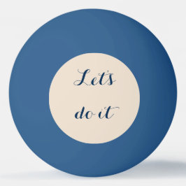 Bolinha De Ping Pong Lets fá-lo