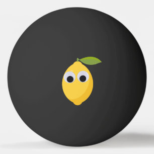 Bolinha De Ping Pong Limão, fruta doce com olhos patéticos