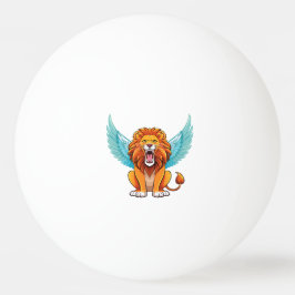 Bolinha De Ping Pong Lion with wings