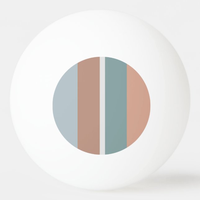 Bolinha De Ping Pong Listras de cores sem som (Frente)