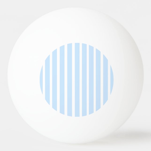 Bolinha De Ping Pong Listras Finas Azul Claro (Frente)