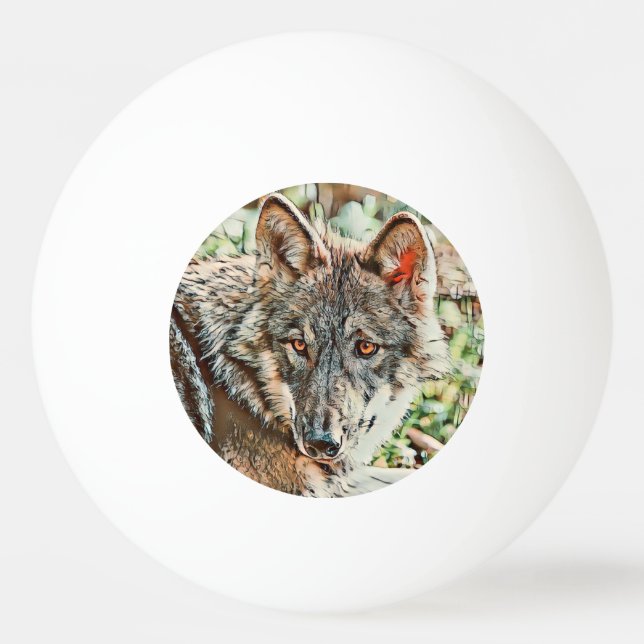 Bolinha De Ping Pong lobo de toons (Frente)