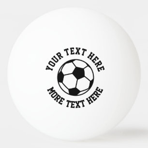 Bolinha De Ping Pong Logo personalizado de futebol tênis de mesa