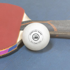 Bolinha De Ping Pong Logotipo E Slogan Personalizados Da Empresa Com Pr