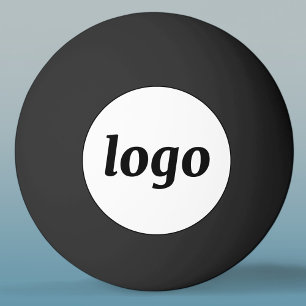 Bolinha De Ping Pong Logotipo Simples de Branding Promocional Empresari