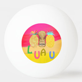 Bolinha De Ping Pong Luau Rosa Quente